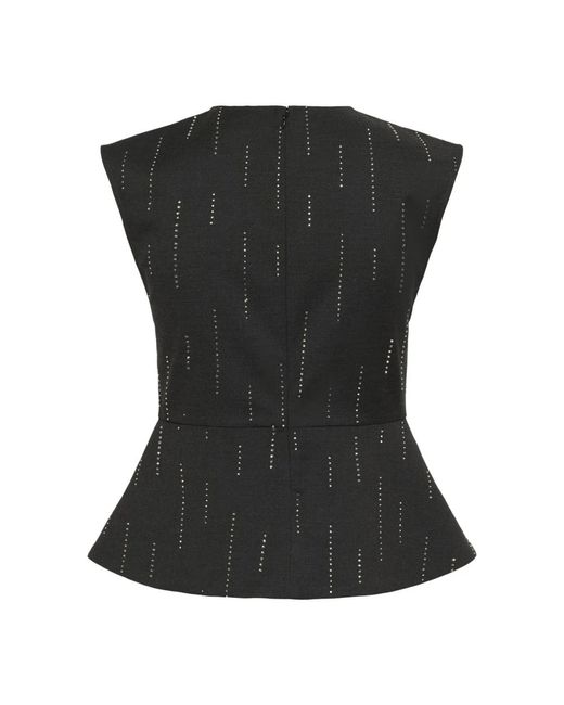 Gestuz Black Sleeveless Tops