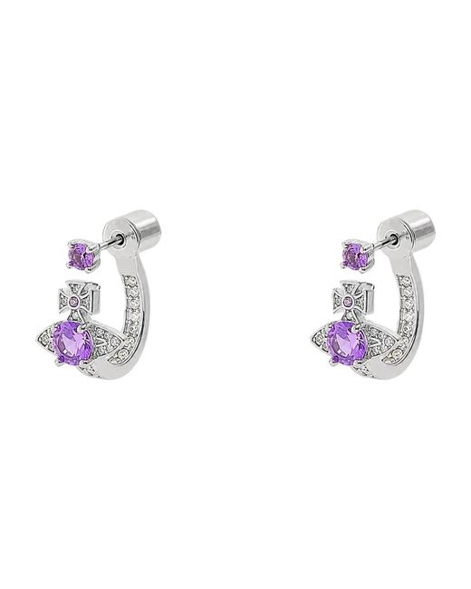 Vivienne Westwood Purple Earrings
