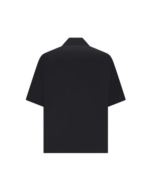 Jil Sander Black Short Sleeve Shirts for men