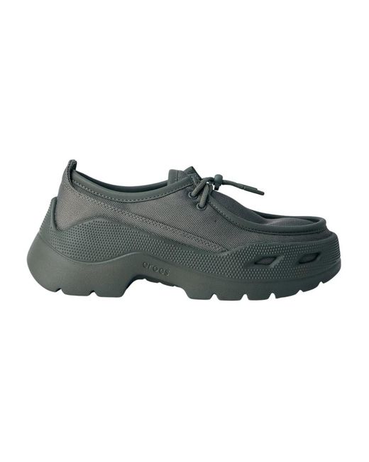 CROCSTM Gray Laced Shoes