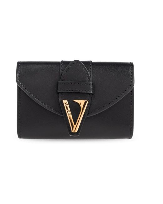 Versace Black Wallets & Cardholders