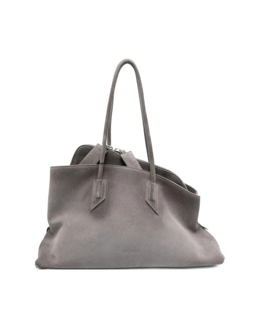 The Attico Gray Shoulder Bags