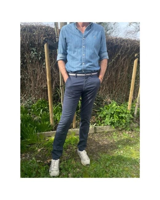 Mason's Broeken in het Blue voor heren