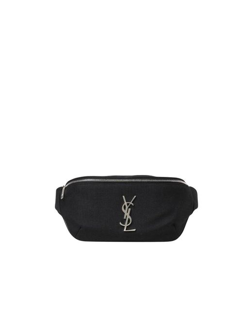 Saint Laurent Stilvolle Schwarze Gürteltasche in Black für Herren