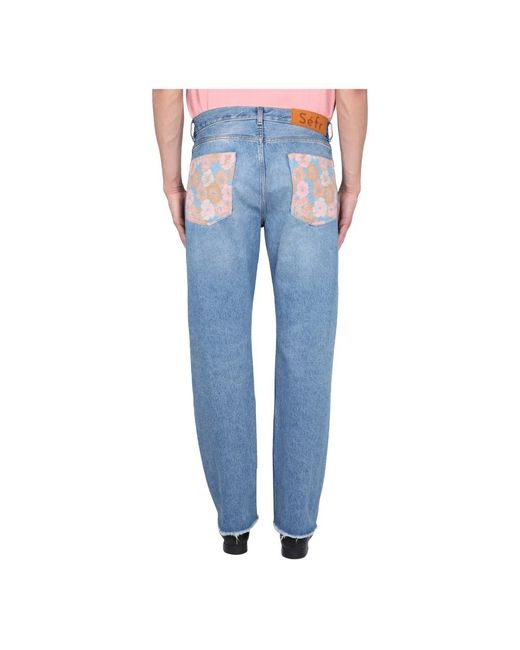 Séfr Blue Slim-Fit Jeans for men