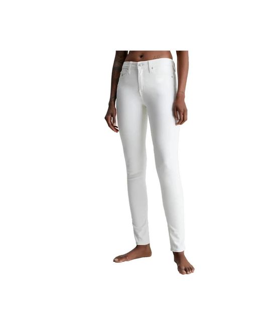 Calvin Klein Gray Slim-Fit Trousers