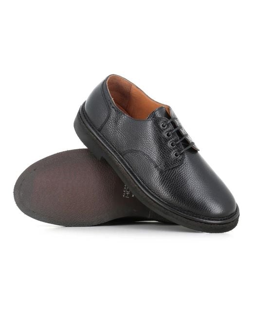 Alexander Hotto Black Laced Shoes for men