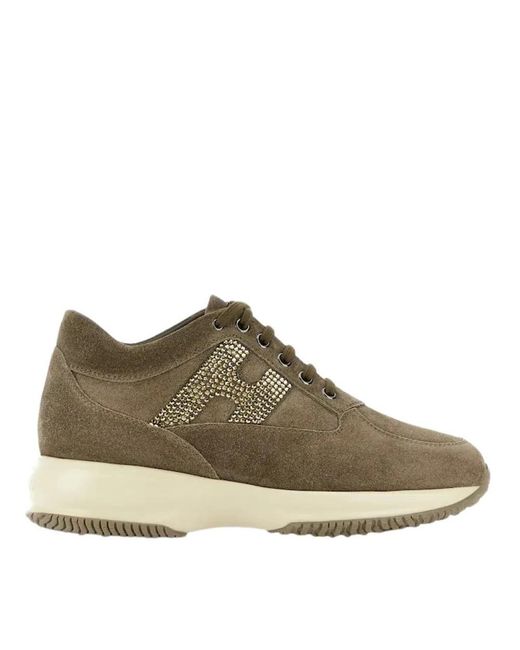 Hogan Brown Interaktive Sneaker