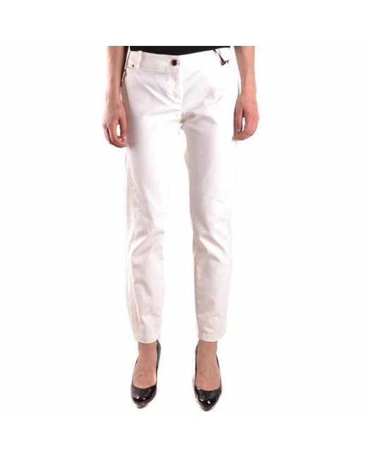 Elisabetta Franchi White Skinny Fit Jeans