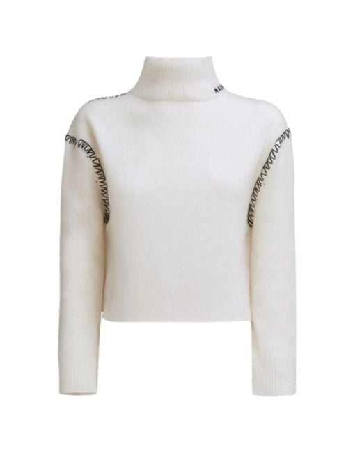 Marni White Turtlenecks