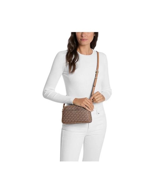 Michael Kors Brown Cross Body Bags