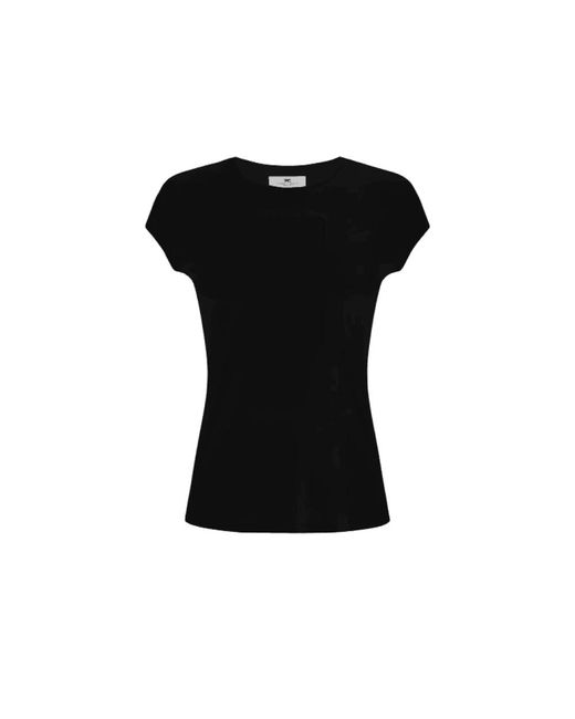 Elisabetta Franchi Black T-Shirts