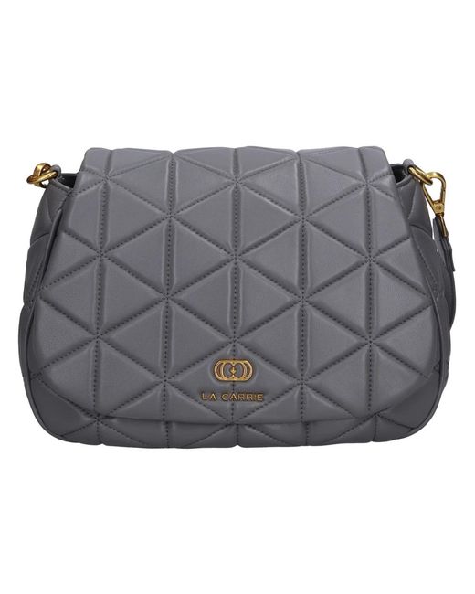 La Carrie Gray Shoulder Bags