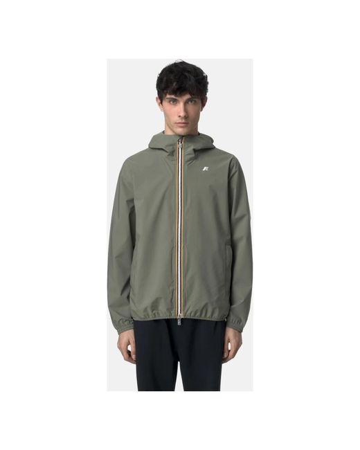 K-Way Green Light Jackets for men
