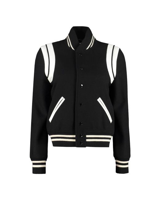 Bomber Jackets Saint Laurent de color Black