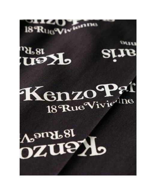 KENZO Black Wide Trousers