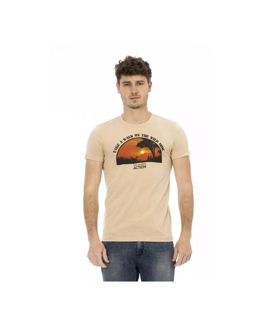 Trussardi Natural T-Shirts for men