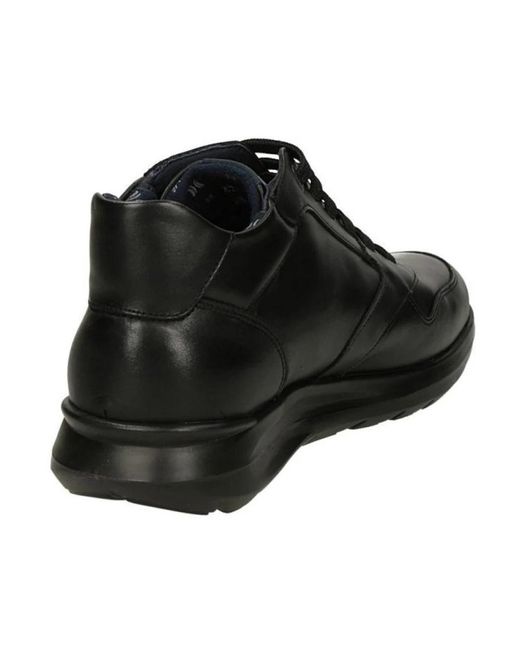 Callaghan Schoenen ,Zwart ,Leer Comfortabele Leren Schoenen in het Black voor heren