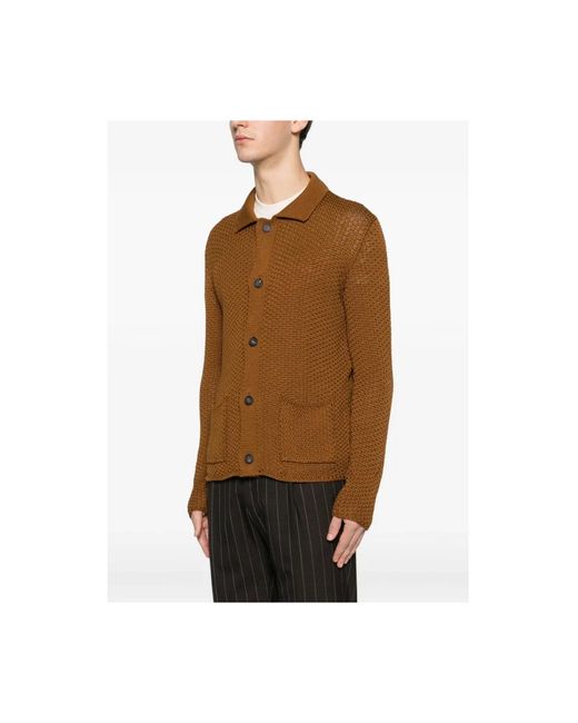 Cardigans Tagliatore pour homme en coloris Brown