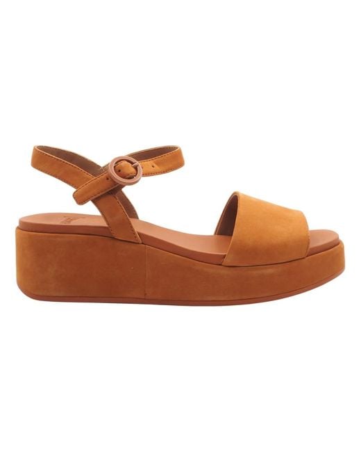 Wedges di Camper in Brown