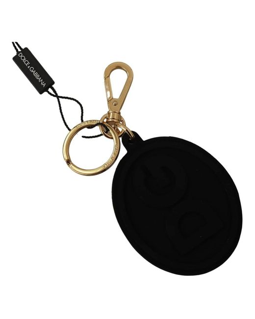 Keyrings di Dolce & Gabbana in Black da Uomo