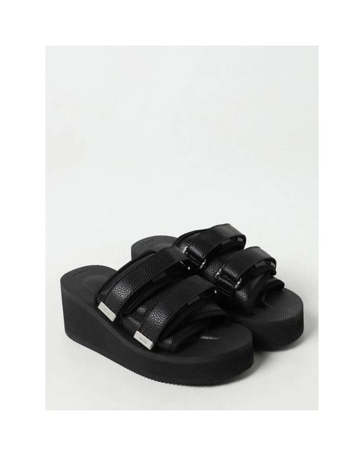 Suicoke Black Wedges