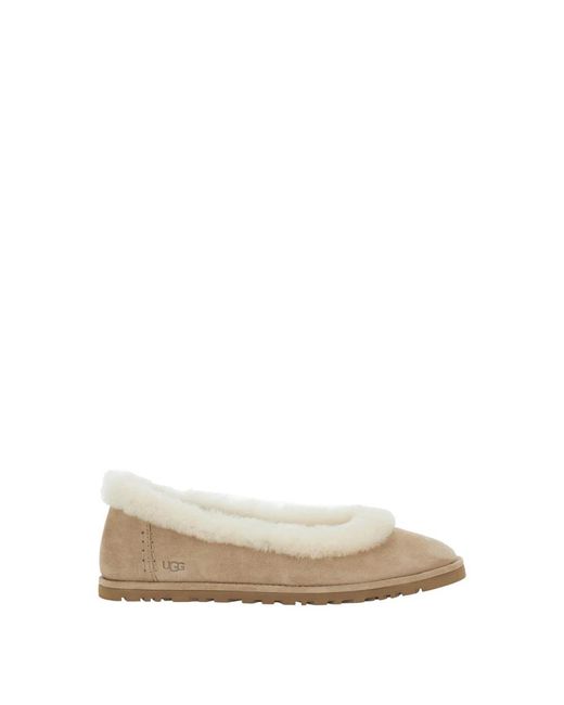 Ballerinas Ugg en coloris Natural