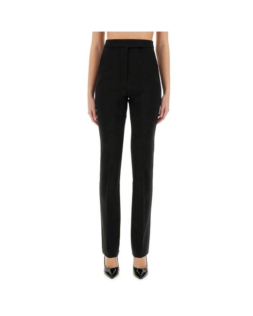 Max Mara Black Slim-Fit Trousers