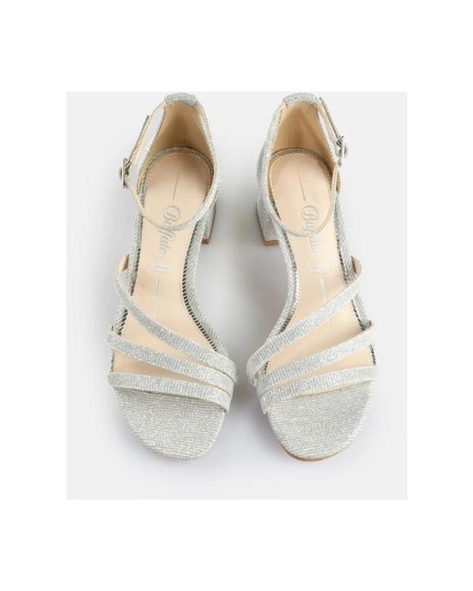 Buffalo White High Heel Sandals