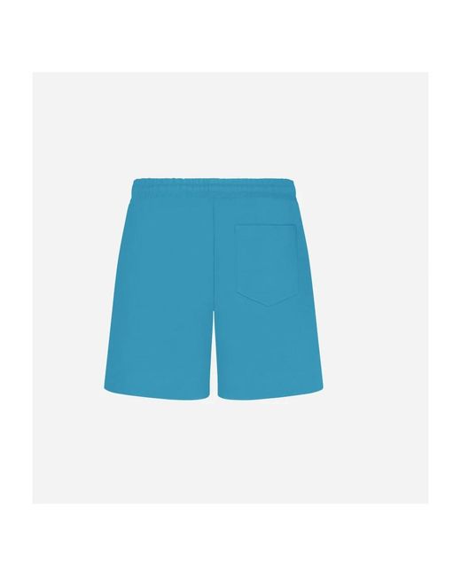 flâneur Kobalt Signature Jogger Shorts in Blue für Herren