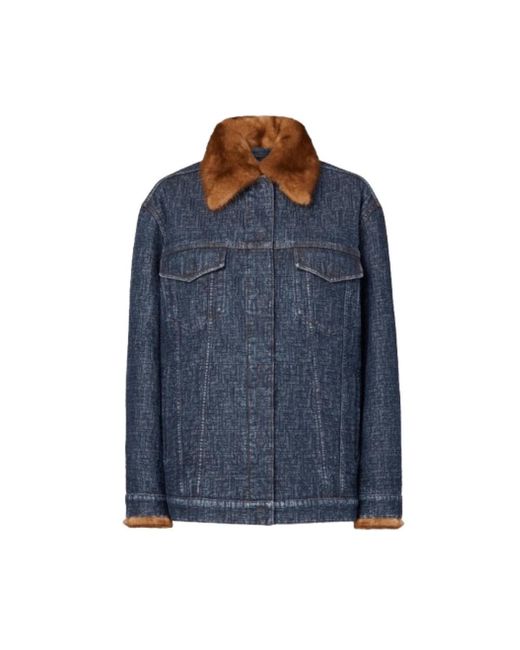 Fendi Blue Denim Jackets