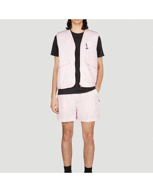 Soulland Pink Casual Shorts for men
