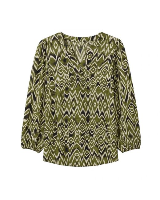 2-Biz Green Blouses