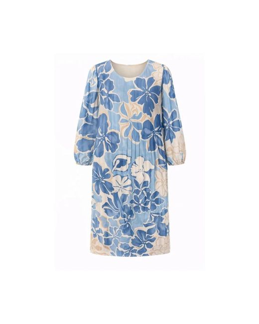 2-Biz Blue Midi Dresses