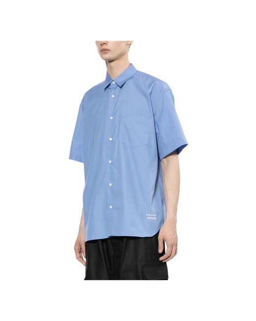 Comme des Garçons Blue Short Sleeve Shirts for men