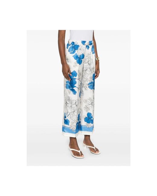 P.A.R.O.S.H. Blue Wide Trousers