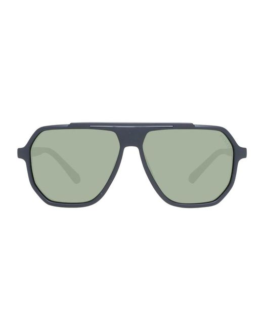 Guess Schwarze aviator sonnenbrille für männer in Green für Herren