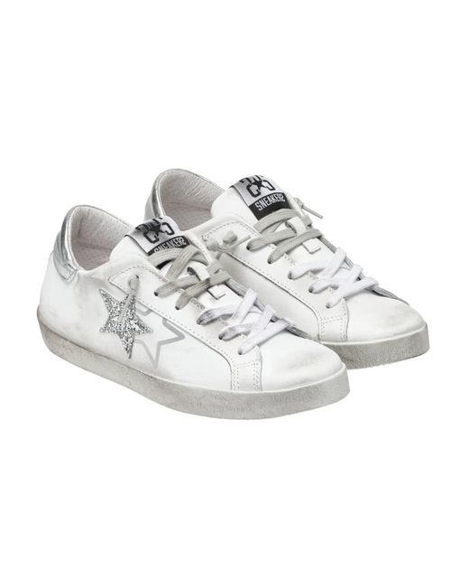 2 Star White Sneakers