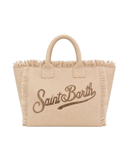 Mc2 Saint Barth Natural Tote Bags