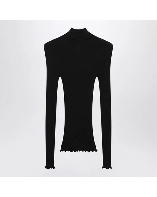 Prada Black Turtlenecks