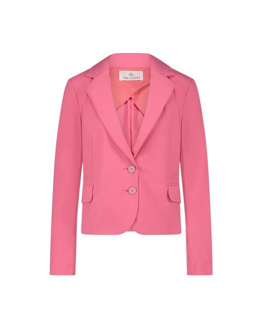 Jane Lushka Pink Rosa technischer jersey atina blazer