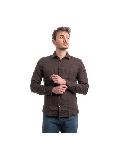 Altea Brown Casual Shirts for men