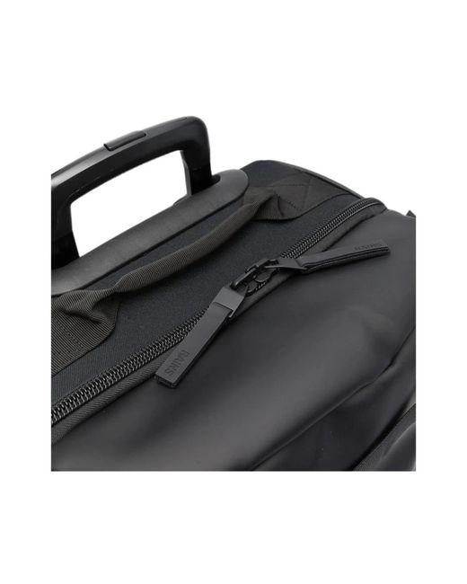 Rains Black Weekend Bags for men