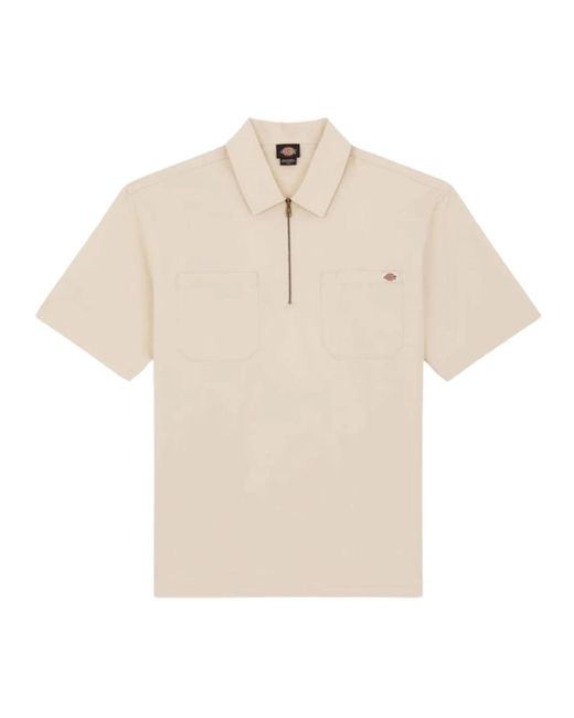 Dickies Tops ,Katoen Ranch Qz Shirt Voor Mannen in het Natural voor heren