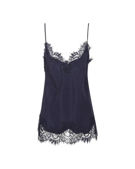 Gold Hawk Blue Sleeveless Tops