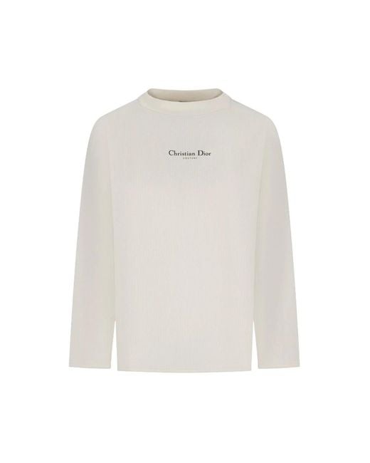 Dior White Turtlenecks for men
