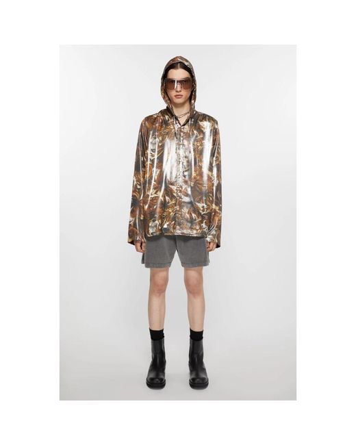 Acne Rain Jackets in het Brown voor heren