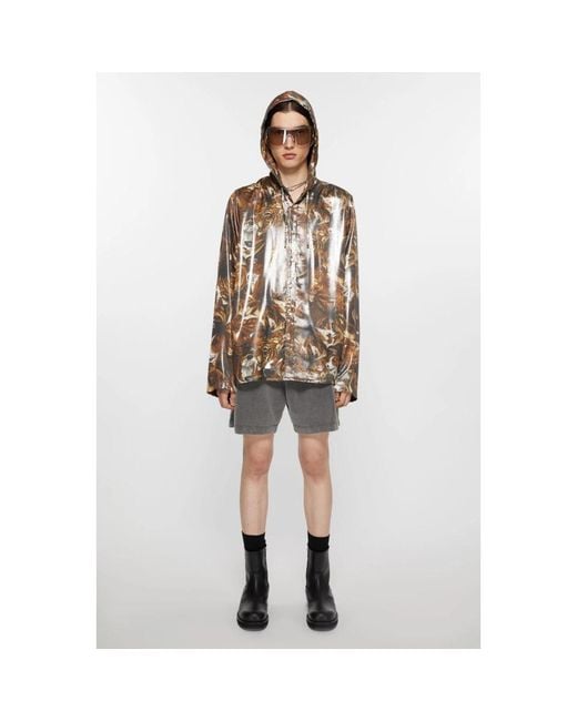 Acne Rain Jackets in het Brown