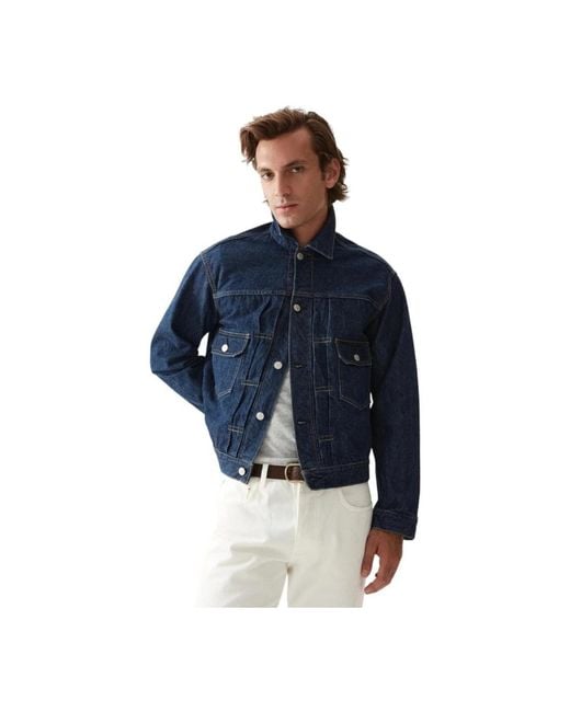 Fortela Blue Denim Jackets for men