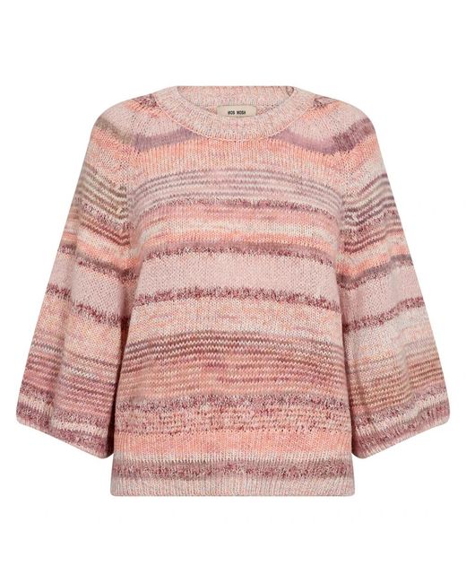Mos Mosh Pink Round-Neck Knitwear